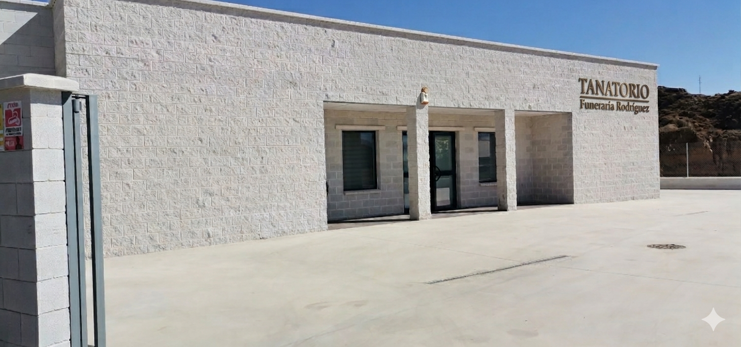 Exterior del Tanatorio Rodríguez en Benalúa